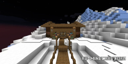  Snowy Mountain Base  Minecraft