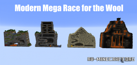  Modern Mega Race for the Wool  Minecraft