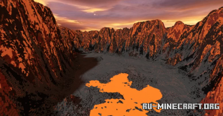 ������� 2000x2000 - Custom Map - Magmatic Canyon ��� Minecraft