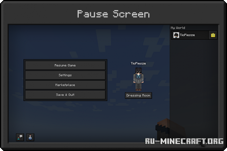 Скачать Dark Mode by TioPiesze для Minecraft PE 1.18