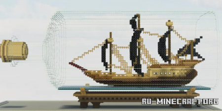 ������� Ship in the Bottle by Kpy3 ��� Minecraft
