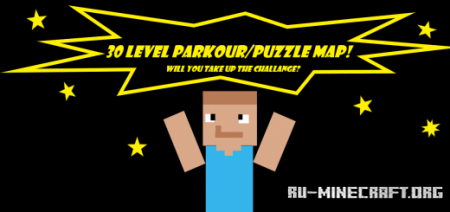 ������� Parkour and Puzzle Maps - 30 Levels ��� Minecraft PE