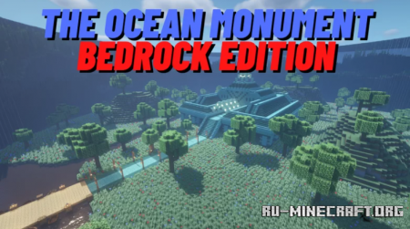  The Ocean Monument Bedrock Edition  Minecraft