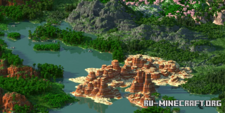 ������� Faroot - 8000x8000 ��� Minecraft