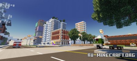������� New Clark City V3 - Downtown Expansion ��� Minecraft PE