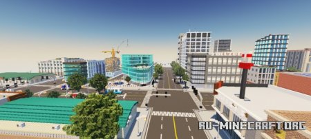 ������� New Clark City V3 - Downtown Expansion ��� Minecraft PE