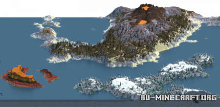 ������� Tempela (Multibiome Custom World) ��� Minecraft PE