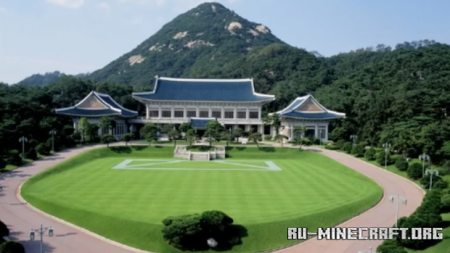 ������� Cheongwadae - Blue House of Korea ��� Minecraft