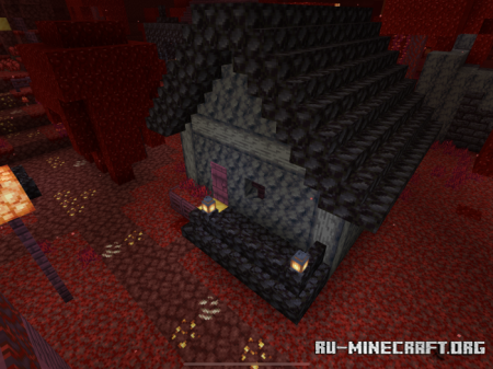 ������� Crimson Forest Village ��� Minecraft PE