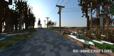 ������� Terrain practice: Dull winter farm ��� Minecraft