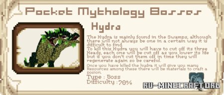  Pocket Mythology Bosses 3  Minecraft PE 1.18