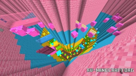 ������� Rainbow Surf Parkour Remake ��� Minecraft PE