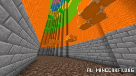 ������� Rainbow Surf Parkour Remake ��� Minecraft PE