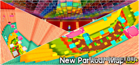 ������� Rainbow Surf Parkour Remake ��� Minecraft PE