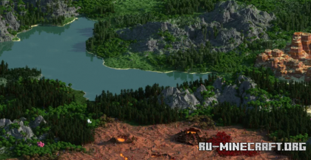 ������� Reziersk - 8000x8000 ��� Minecraft