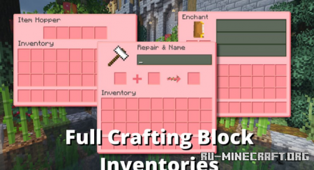 Скачать Strawberry GUI and Hot Bar для Minecraft 1.18