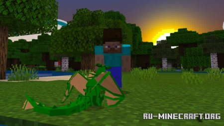 Скачать Grow Your Own Dragon - Light Spark Edition для Minecraft PE 1.18