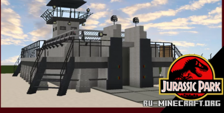  (Jurassic Park) Raptor Pen - 1993 V2  Minecraft