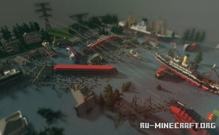 ������� Tsunami Wave Hits The Coast ��� Minecraft PE