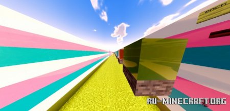 ������� Remaster Rainbow Parkour ��� Minecraft PE