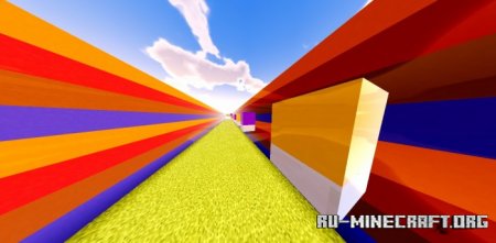 ������� Remaster Rainbow Parkour ��� Minecraft PE