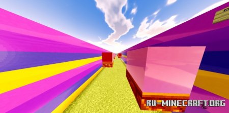 ������� Remaster Rainbow Parkour ��� Minecraft PE