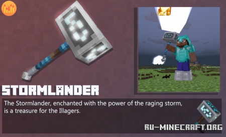 Скачать Custom 3D Trident Textures для Minecraft PE 1.18