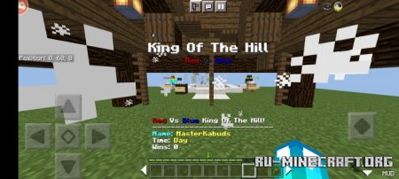  Red vs Blue King Of The Hill  Minecraft PE