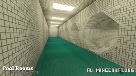 Скачать Poolrooms - Backrooms для Minecraft PE