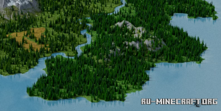  Survival Island - 3.5k x 3.5k  Minecraft