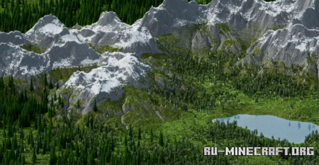  Survival Island - 3.5k x 3.5k  Minecraft