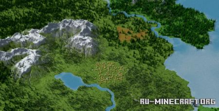  Survival Island - 3.5k x 3.5k  Minecraft