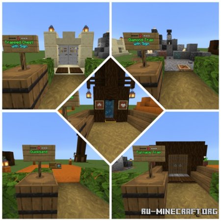 Скачать 10 Minecraft Trap Ideas - Redstone Map для Minecraft PE