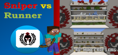 ������� Sniper vs Runner (Minigame) ��� Minecraft PE