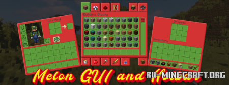  Melon GUI And Hotbar  Minecraft 1.18