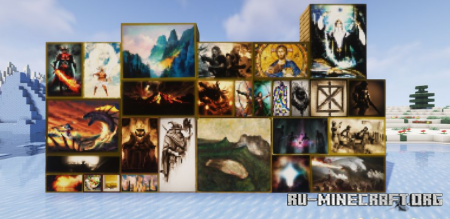 Скачать Medieval Paintings для Minecraft 1.18.2