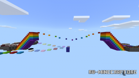Скачать Parkour Islands by ExamineCat для Minecraft PE