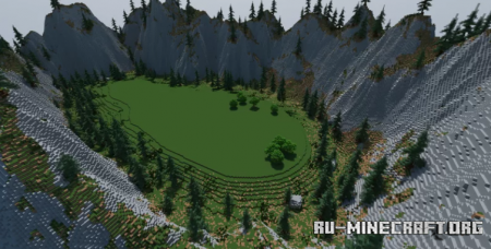  Mountain Range Island  Minecraft