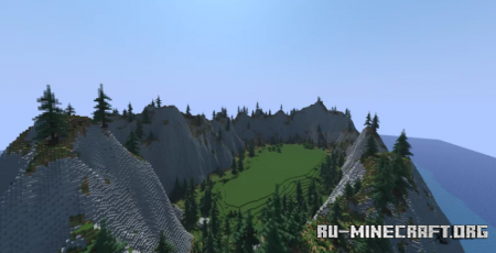  Mountain Range Island  Minecraft