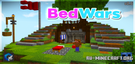 ������� BedWars (Map) by TEAM CUBITOS MC ��� Minecraft PE