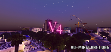 ������� New Clark City V4 ��� Minecraft PE