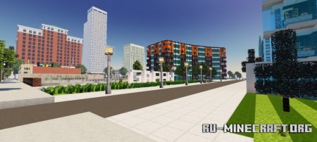 ������� New Clark City V4 ��� Minecraft PE