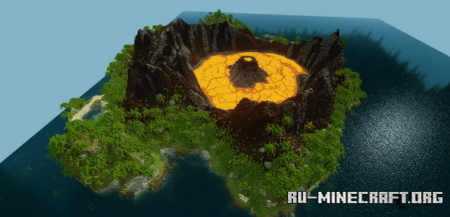  Volcanic Island by wackywow  Minecraft