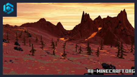 ������� 1000x1000 - Custom Map - Volcanic Warzone ��� Minecraft PE