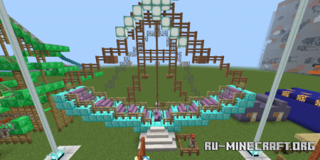 ������� Mountain Park (Roller Coaster) ��� Minecraft PE