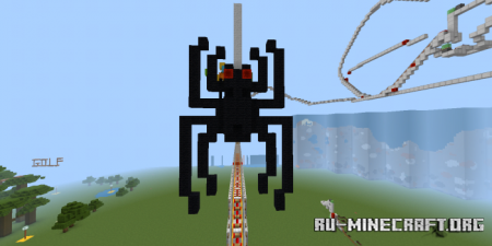 ������� Mountain Park (Roller Coaster) ��� Minecraft PE