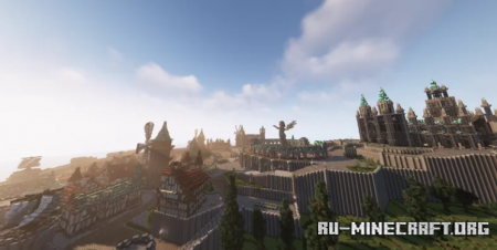 ������� City of Mondstadt from Genshin Impact ��� Minecraft