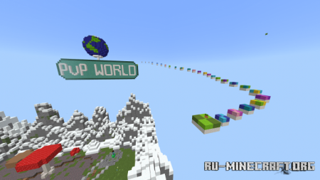������� PvP World Map by Team MinecraftPe ��� Minecraft PE