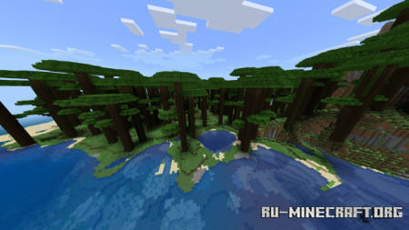 Скачать Flourishing Trees для Minecraft PE 1.19