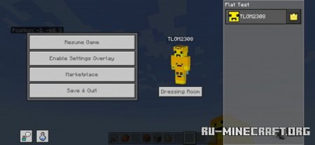 Скачать The Ty-el's Settings Overlay UI Pack для Minecraft PE 1.19